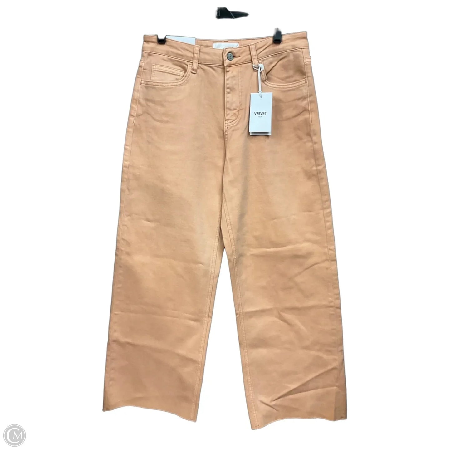 Jeans Wide Leg By Vervet In Peach, Size: 8