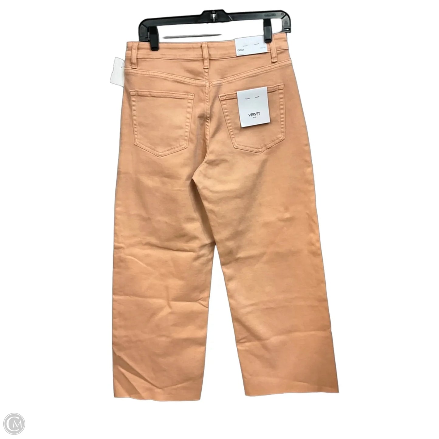Jeans Wide Leg By Vervet In Peach, Size: 8