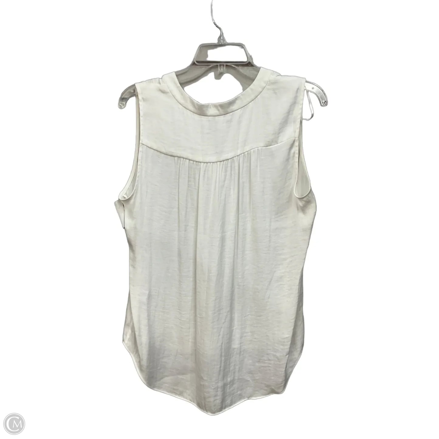 Top Sleeveless By Vince Camuto In White, Size: M