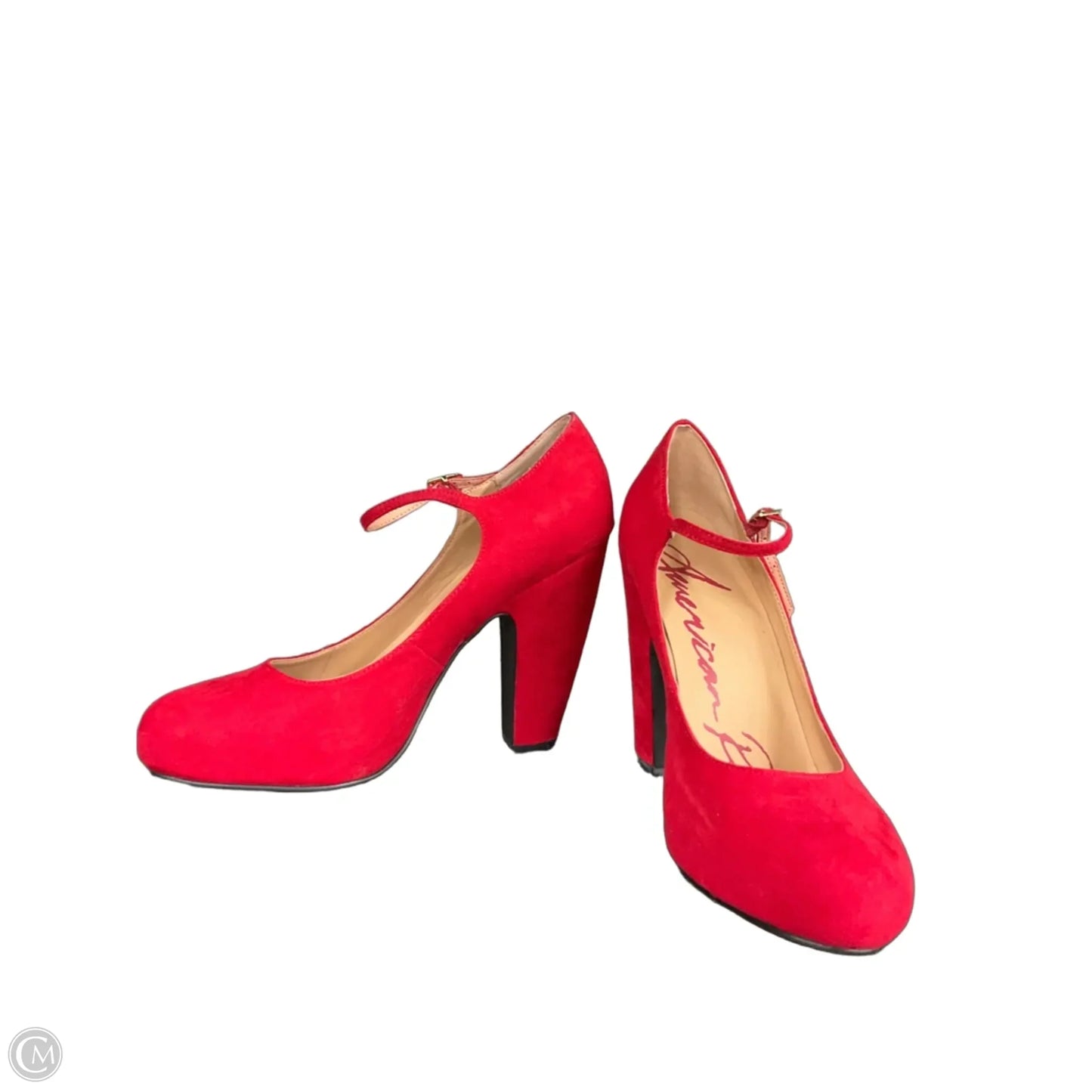 Shoes Heels Block By American Rag In Red, Size: 9