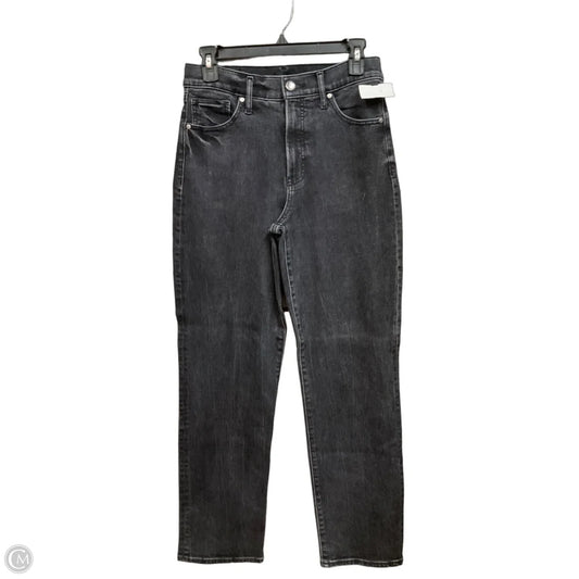 Jeans Straight By Express In Grey Denim, Size: 6