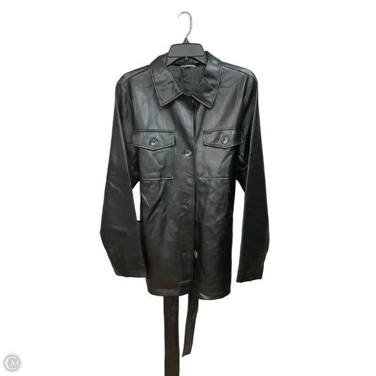 Jacket Other By Time And Tru In Black, Size: L