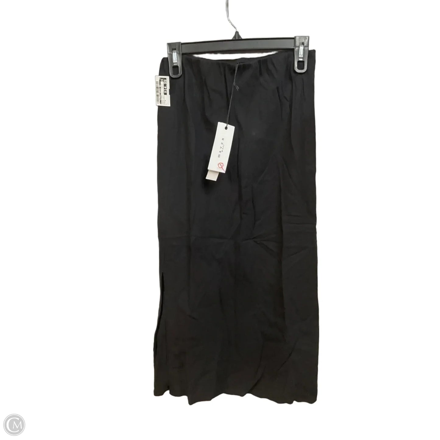 Skirt Midi By Clothes Mentor In Black, Size: 4