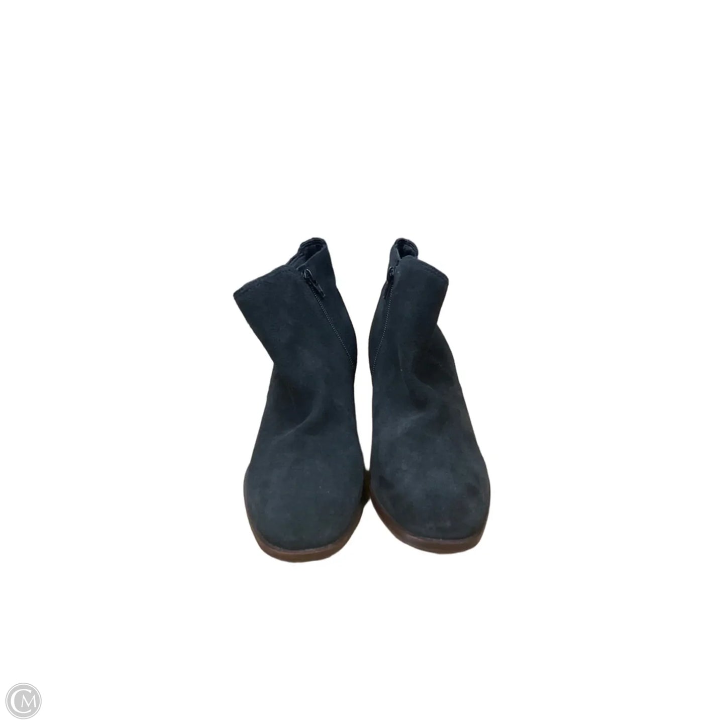 Boots Ankle Heels By Lucky Brand In Black & Brown, Size: 9.5