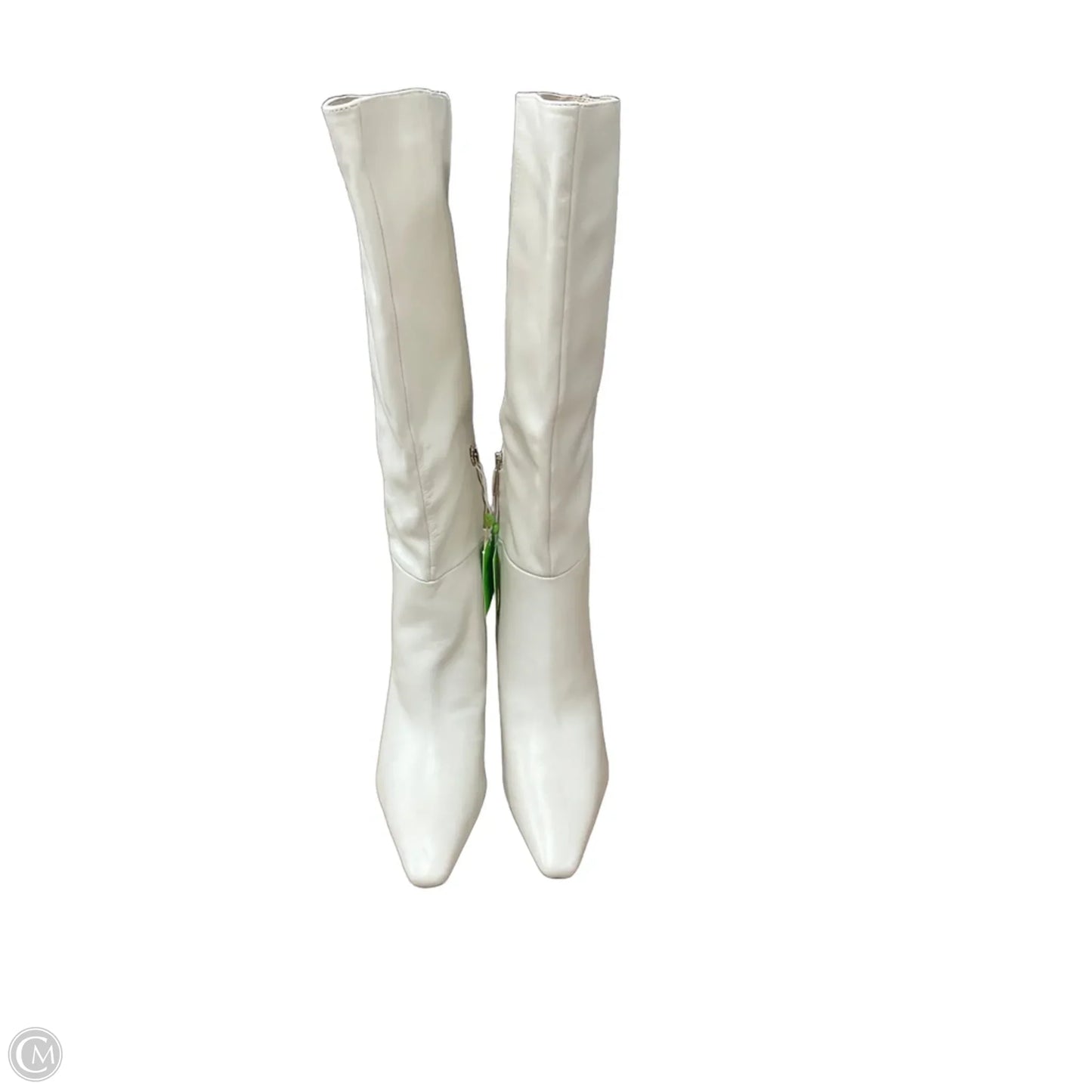 Boots Ankle Heels By East 5th In Beige, Size: 8.5