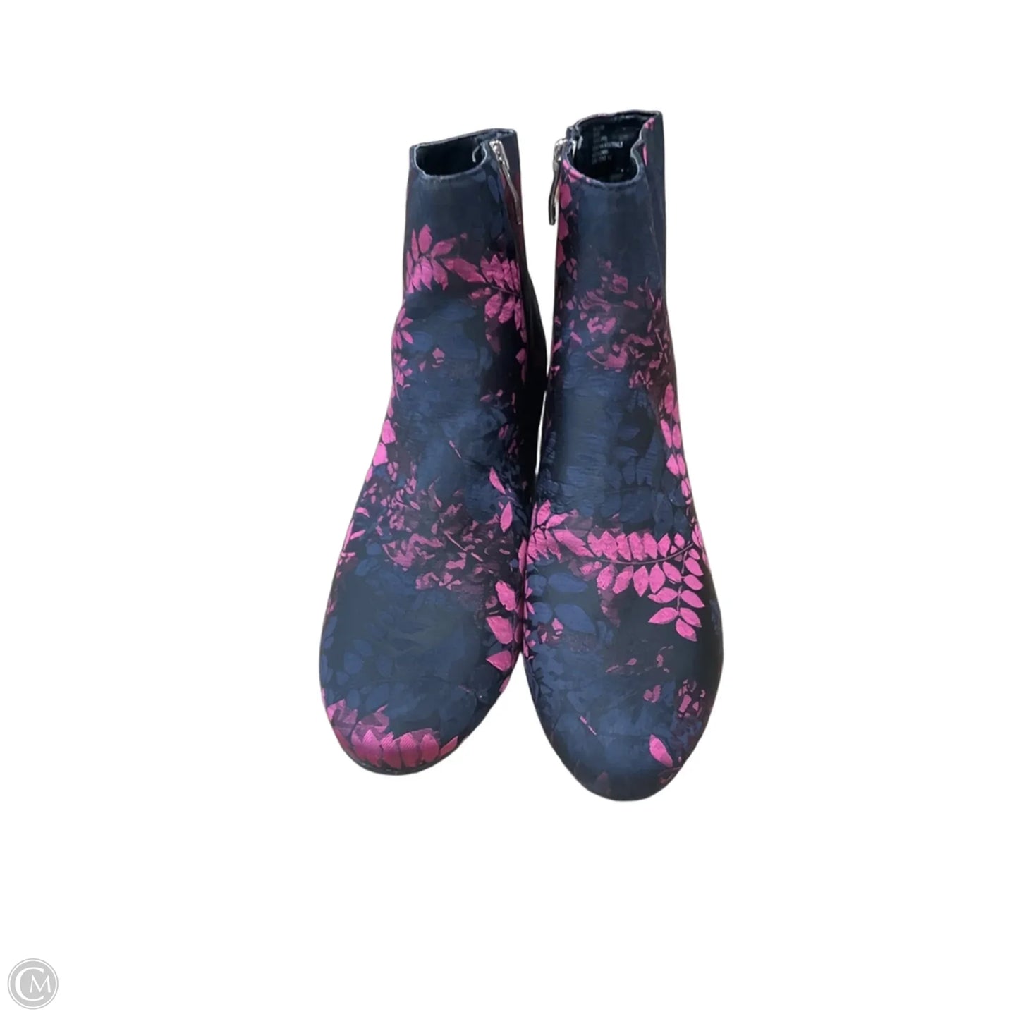 Boots Ankle Heels By Liz Claiborne In Blue & Pink, Size: 9