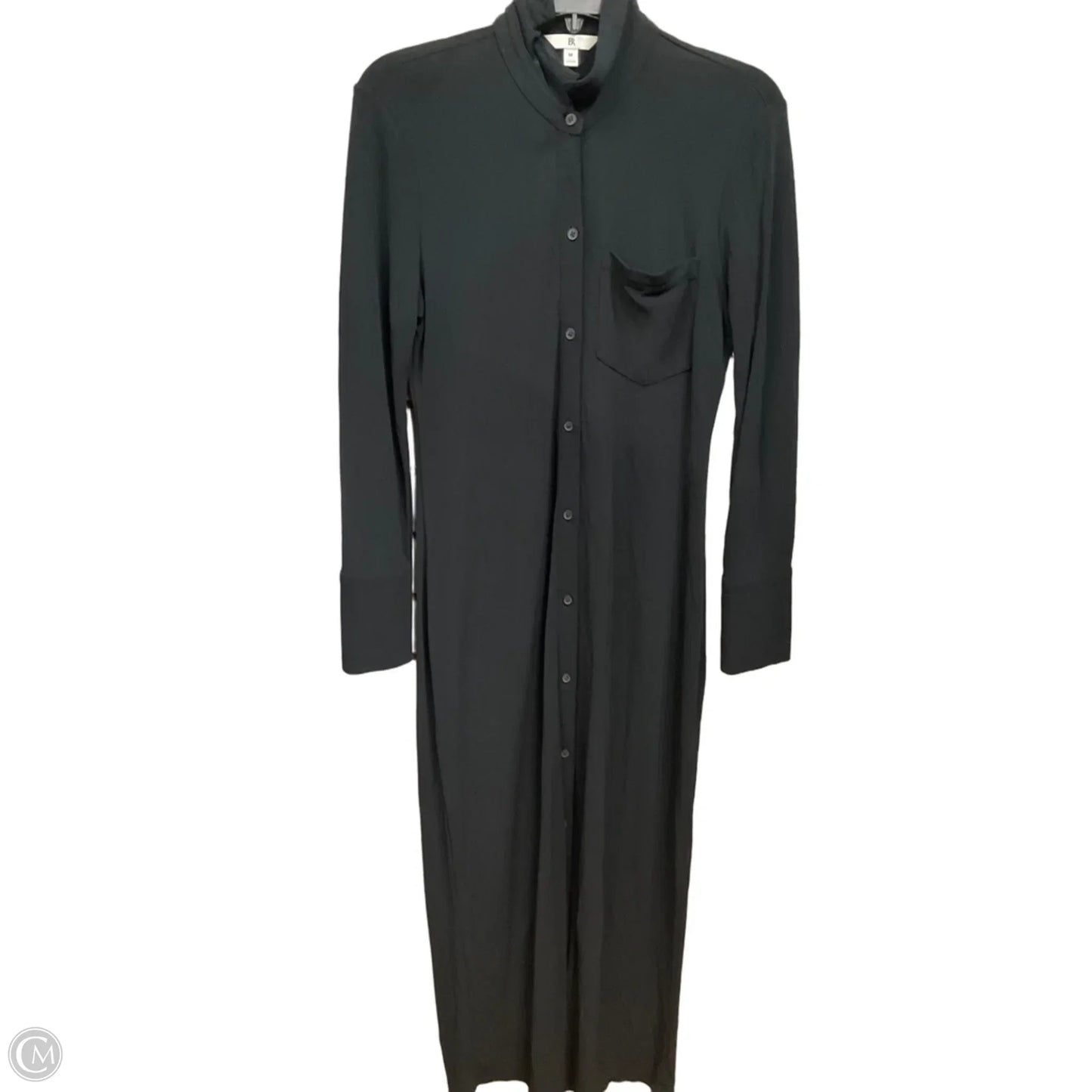Dress Casual Maxi By Banana Republic In Black, Size: M