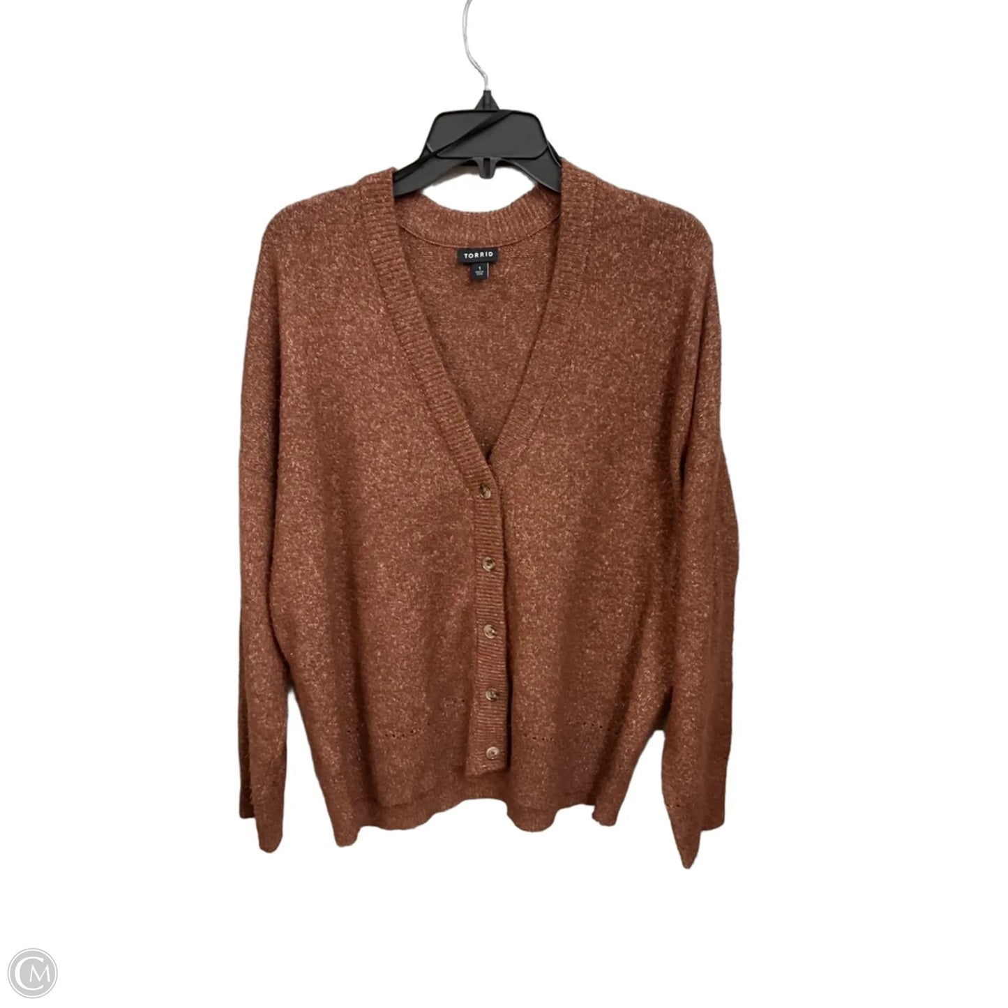 Cardigan By Torrid In Copper, Size: 1x