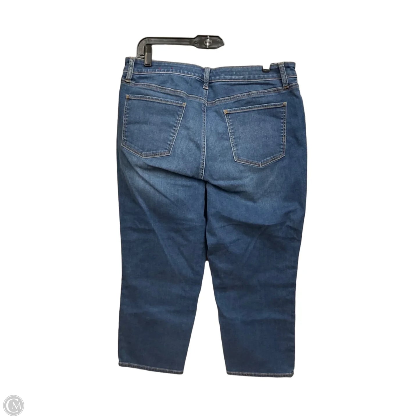 Jeans Cropped By Talbots In Blue Denim, Size: 14