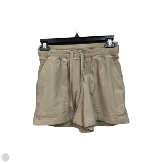 Athletic Shorts By Lululemon In Tan, Size: Xs