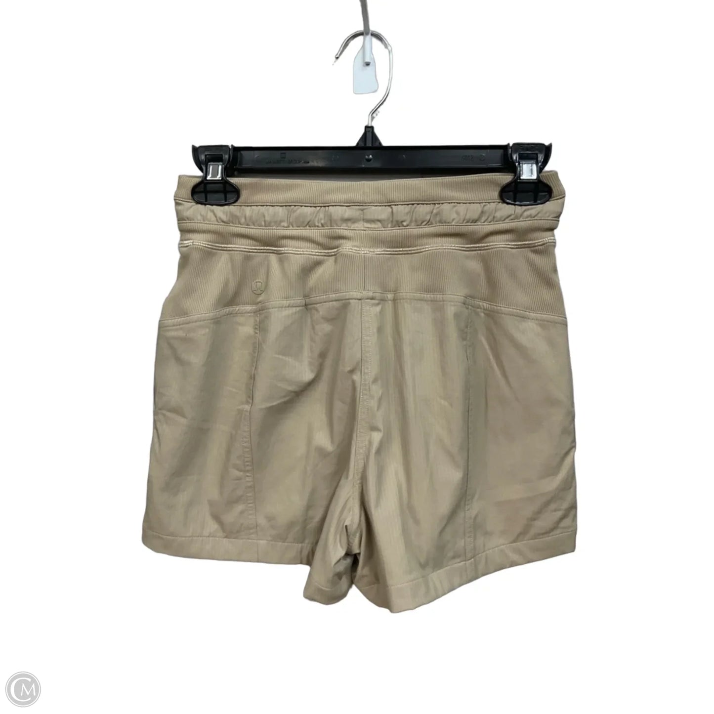 Athletic Shorts By Lululemon In Tan, Size: Xs