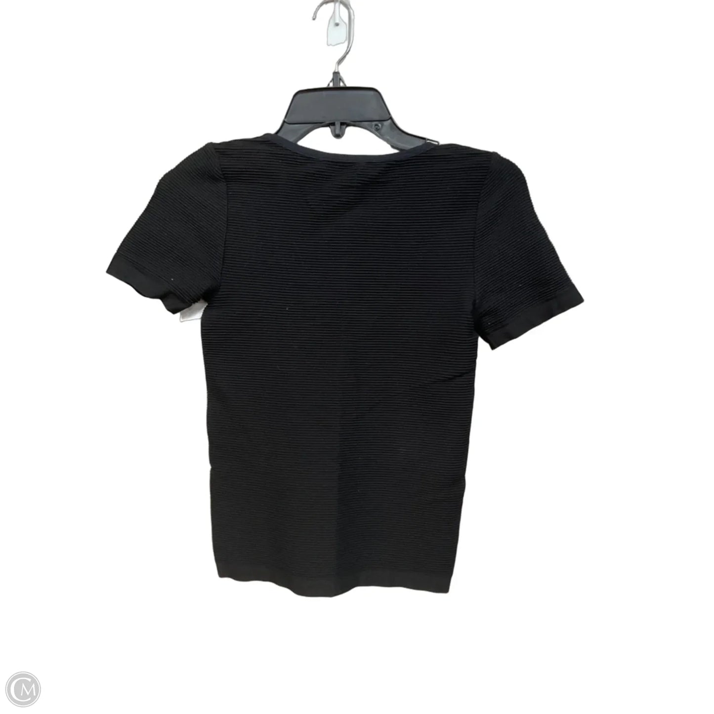Top Short Sleeve By White House Black Market In Black, Size: Xs