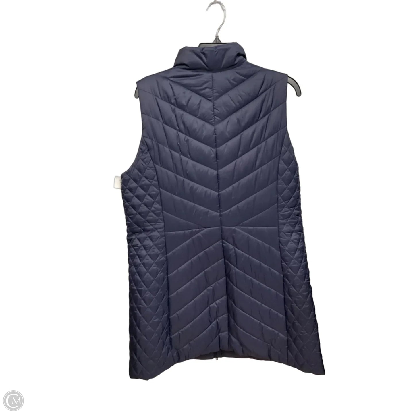 Vest Puffer & Quilted By Talbots In Navy, Size: L