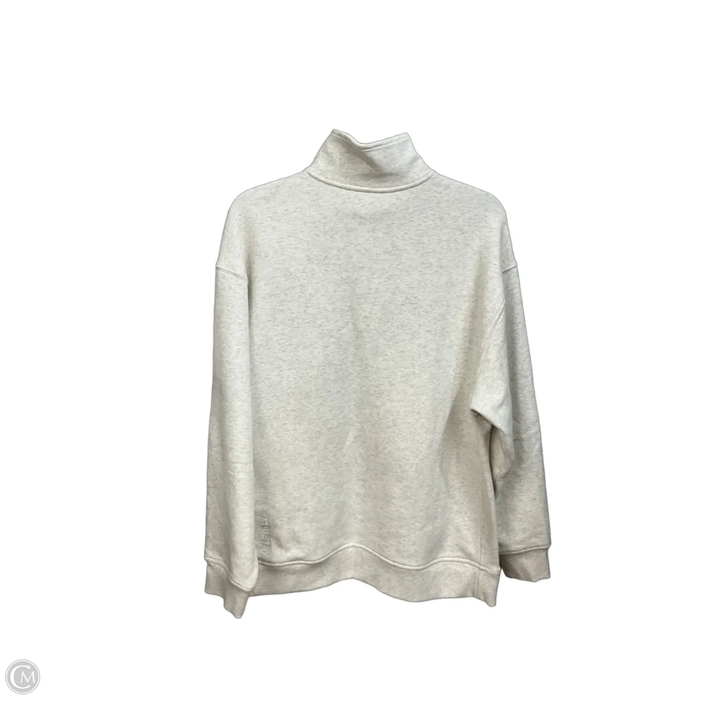 Athletic Sweatshirt Collar By Athleta In Ivory, Size: S