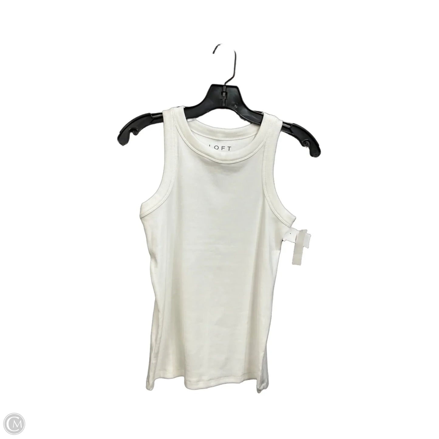 Top Sleeveless Basic By Loft In White, Size: M