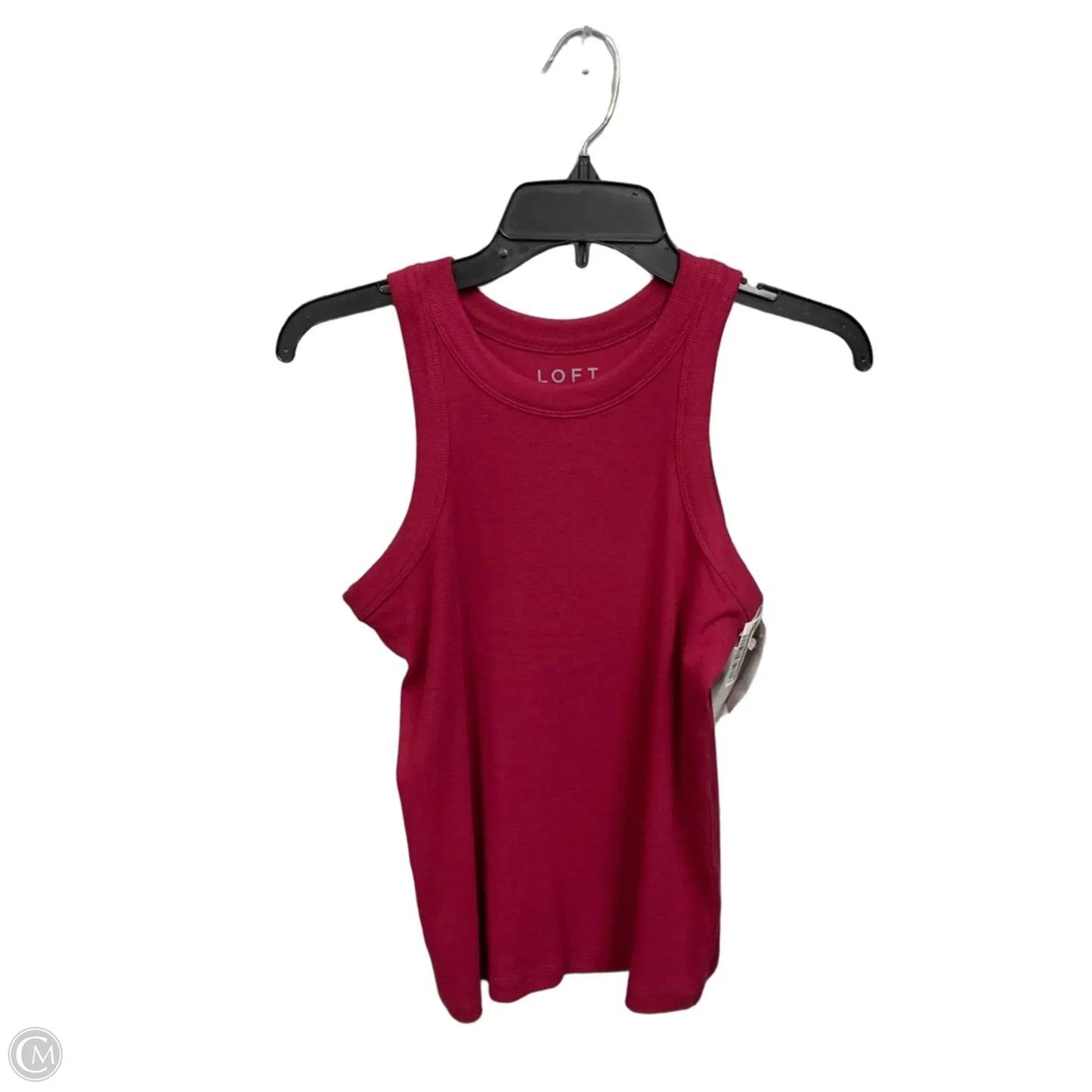 Top Sleeveless Basic By Loft In Maroon, Size: M