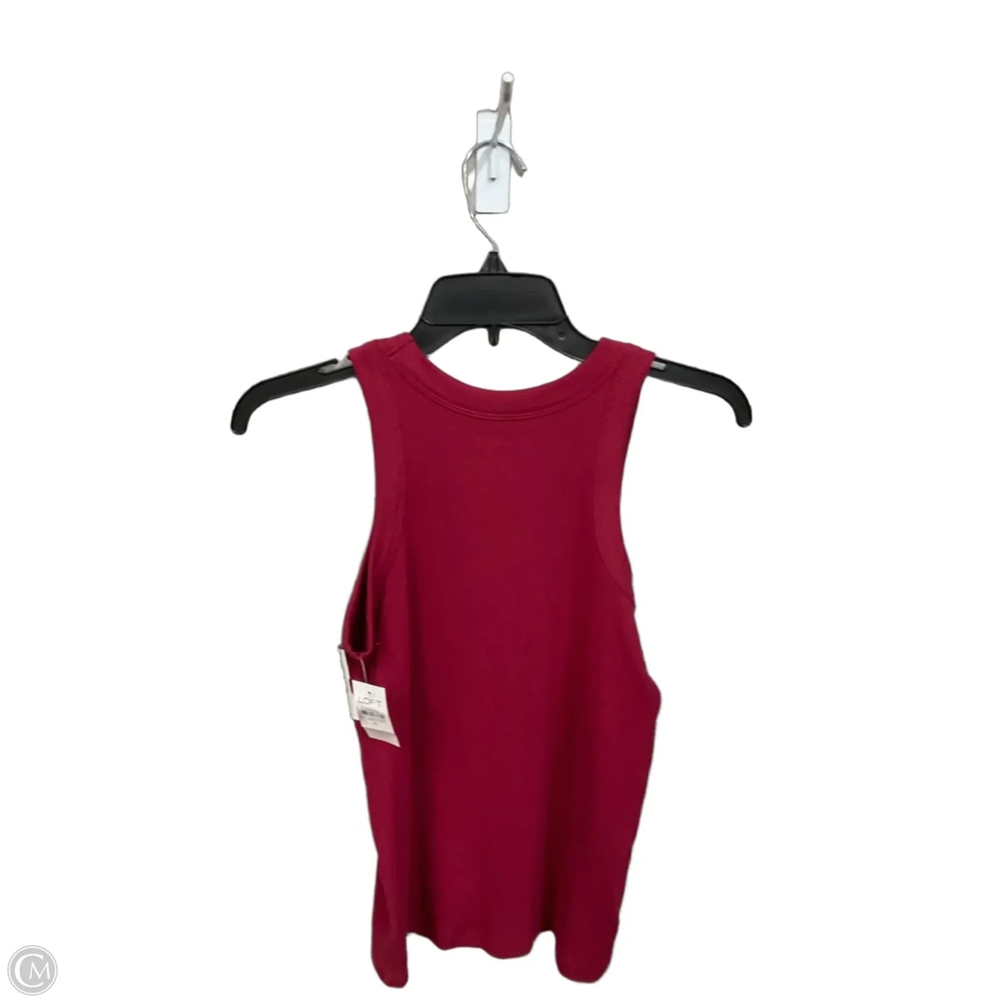 Top Sleeveless Basic By Loft In Maroon, Size: M