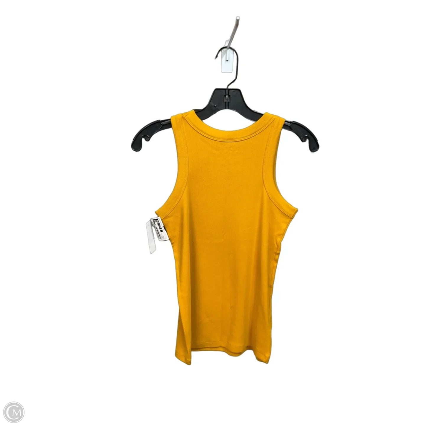 Top Sleeveless Basic By Loft In Yellow, Size: M