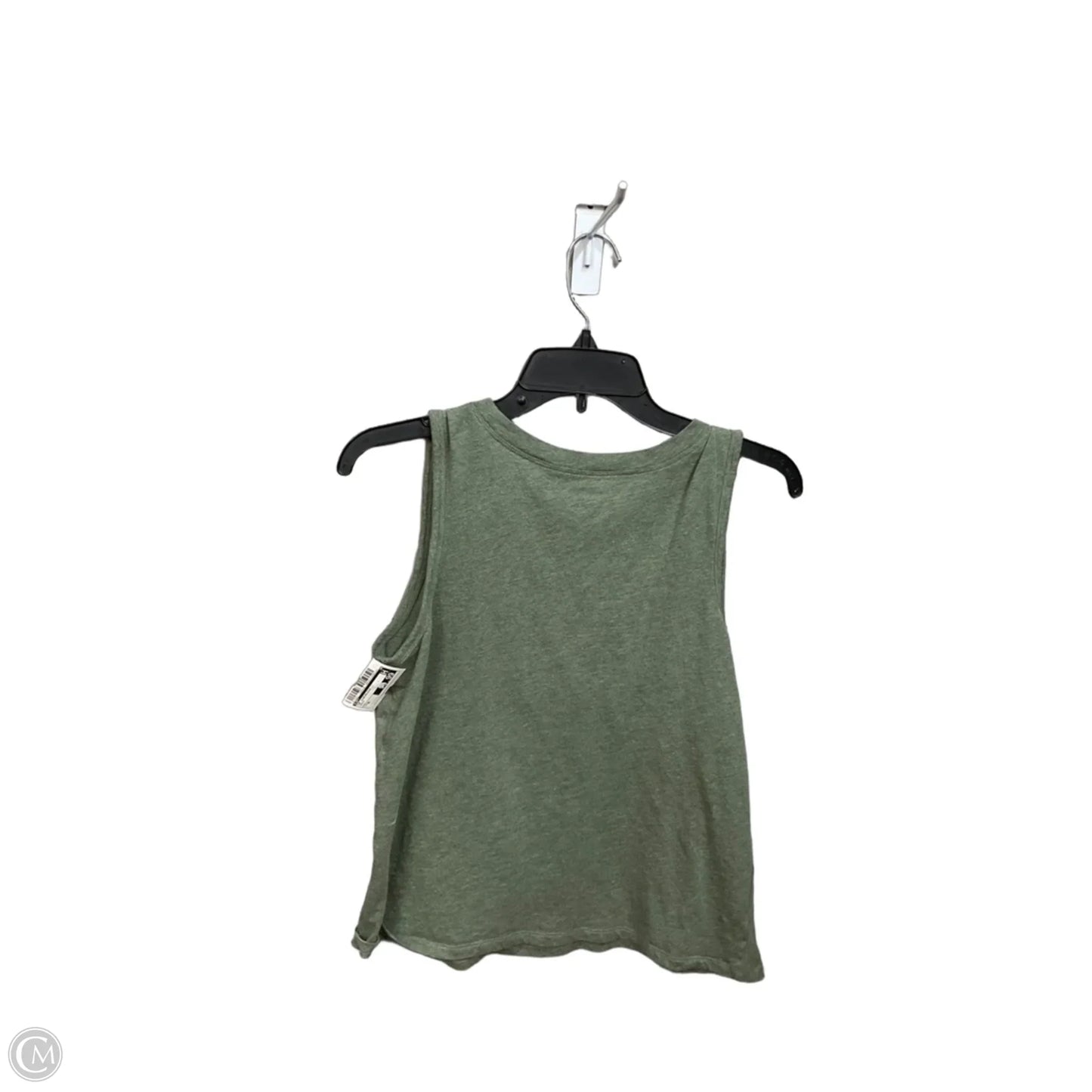 Top Sleeveless By Loft In Green, Size: M