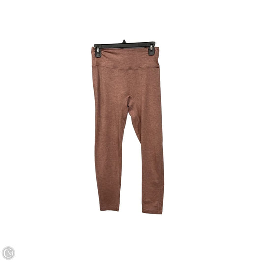 Athletic Leggings By Ptula In Brown, Size: Xl