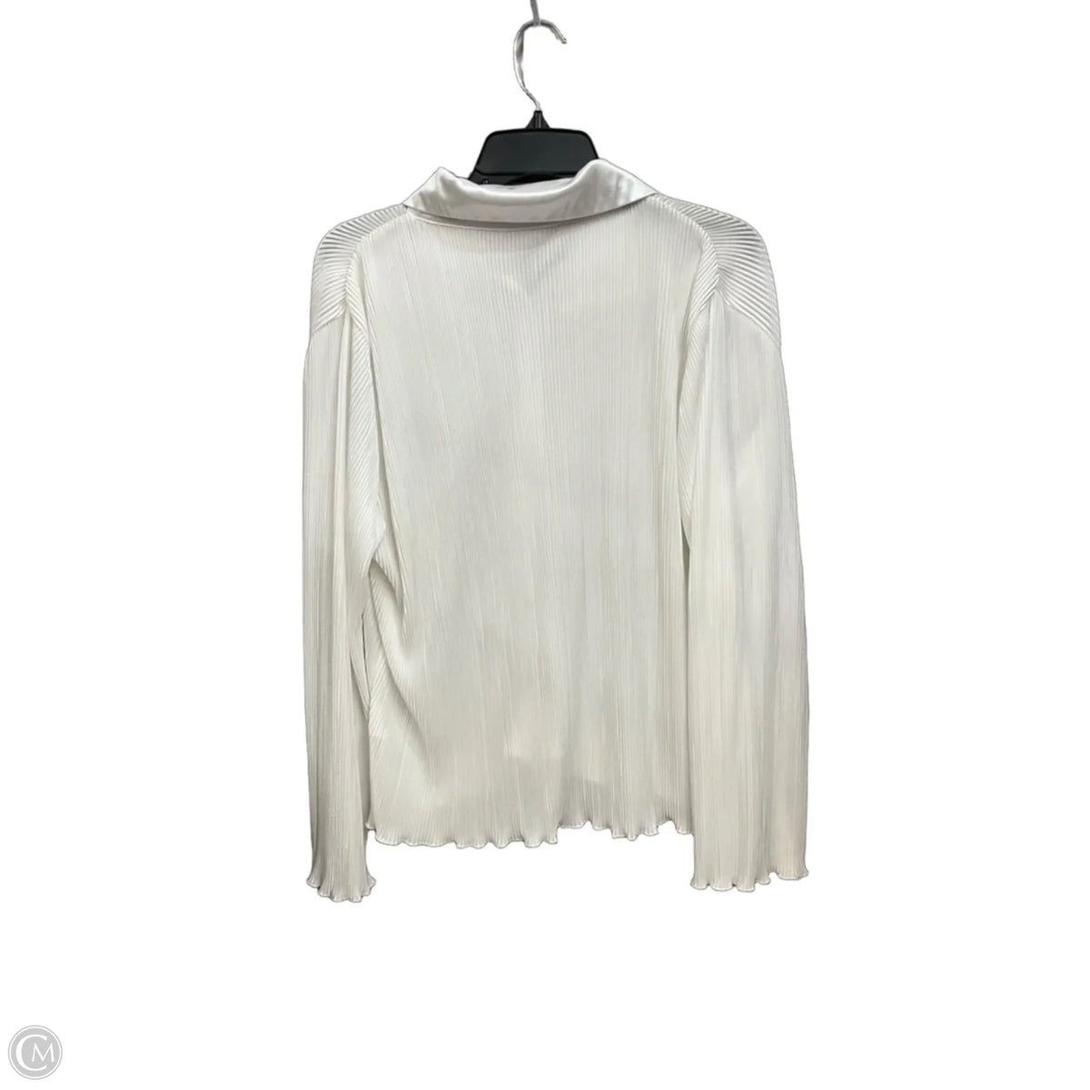 Blouse Long Sleeve By Peppermayo In White, Size: S