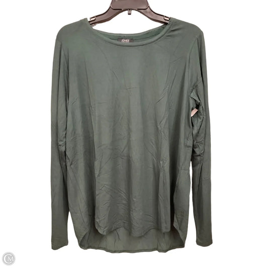 Top Long Sleeve Basic By Jones New York In Green, Size: Xl