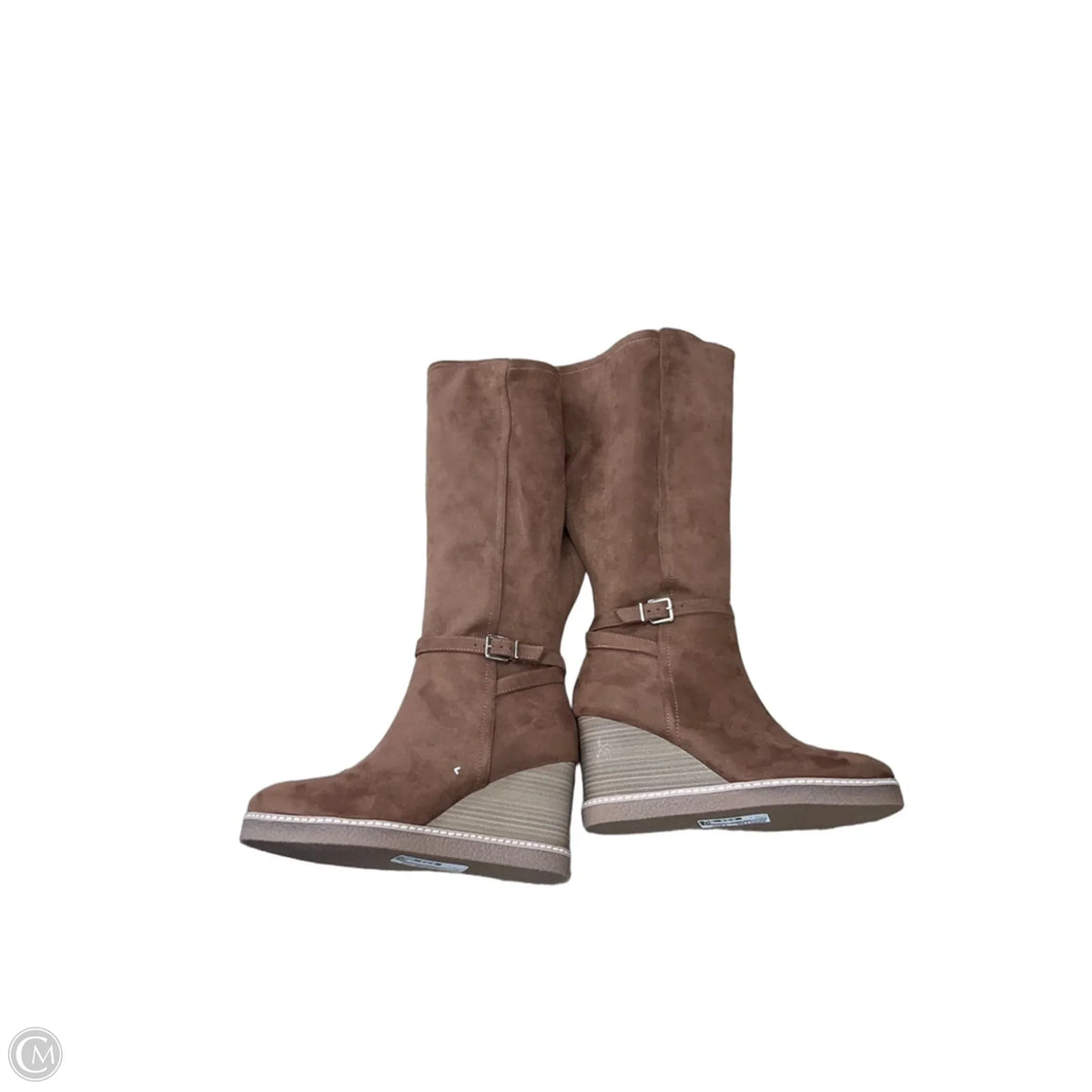 Boots Knee Heels By Torrid In Brown, Size: 9.5