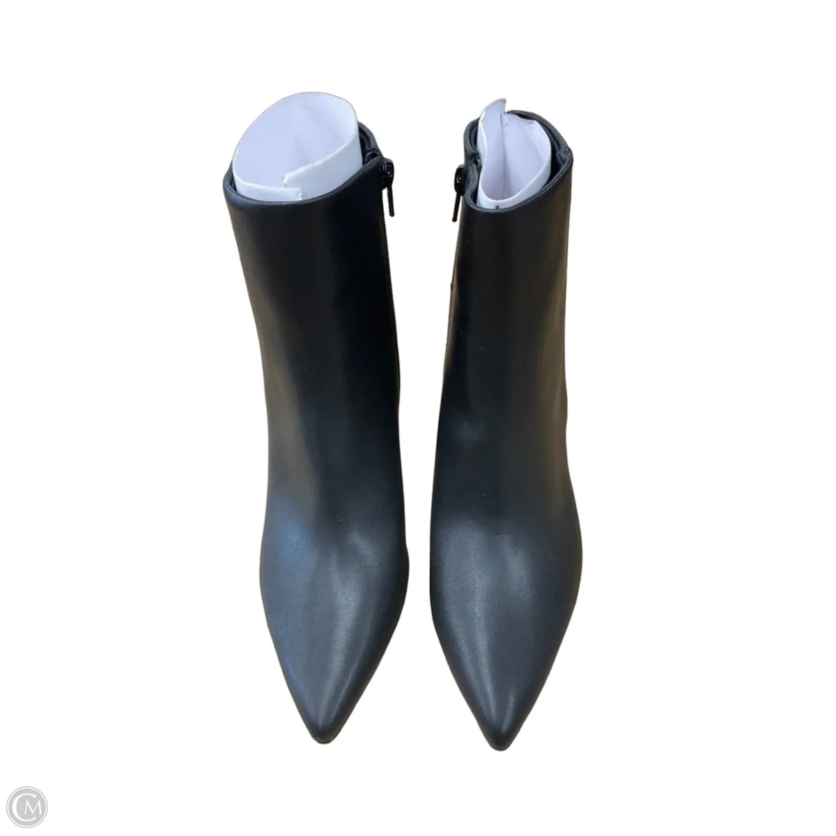 Boots Ankle Heels By Wild Pair In Black, Size: 9.5