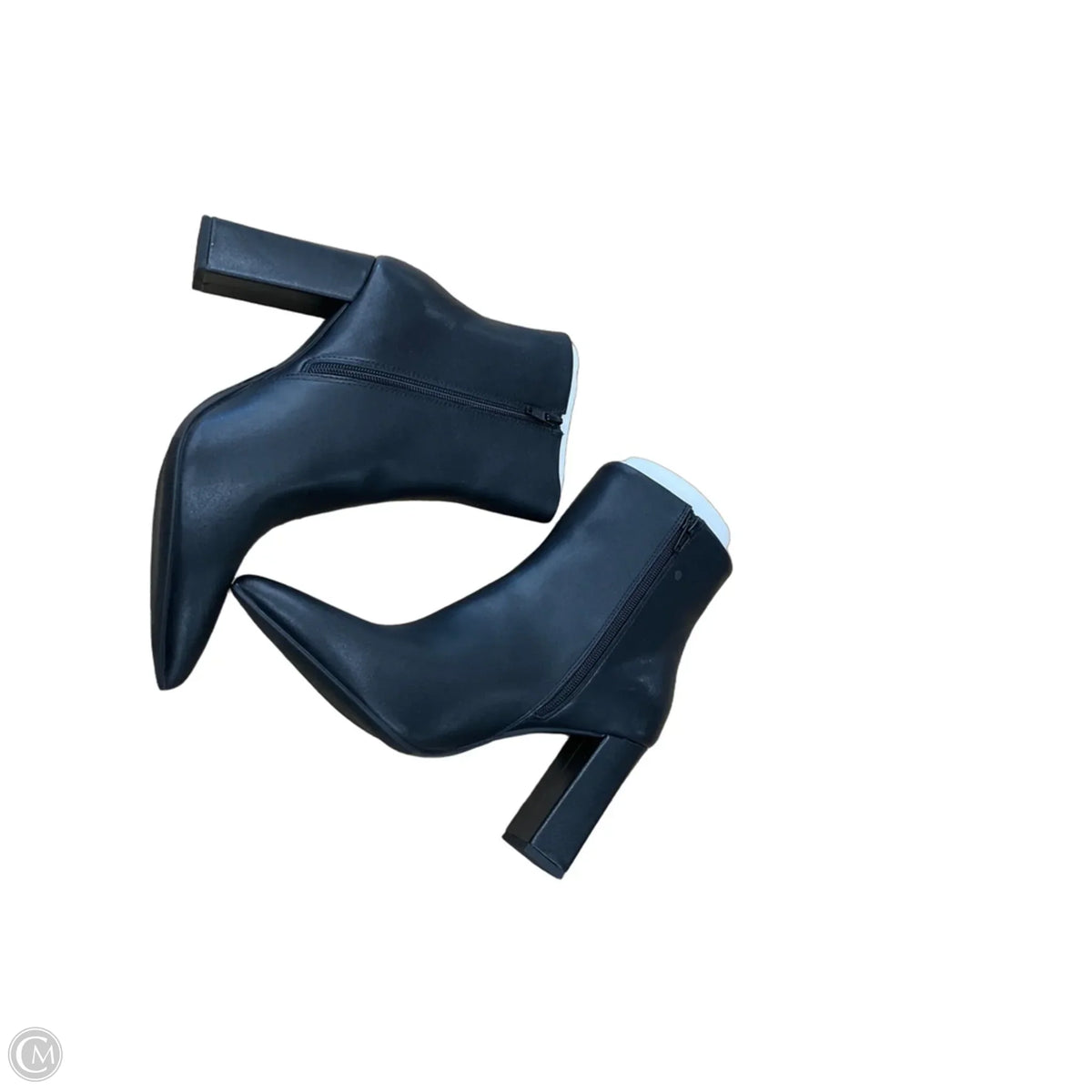 Boots Ankle Heels By Wild Pair In Black, Size: 9.5
