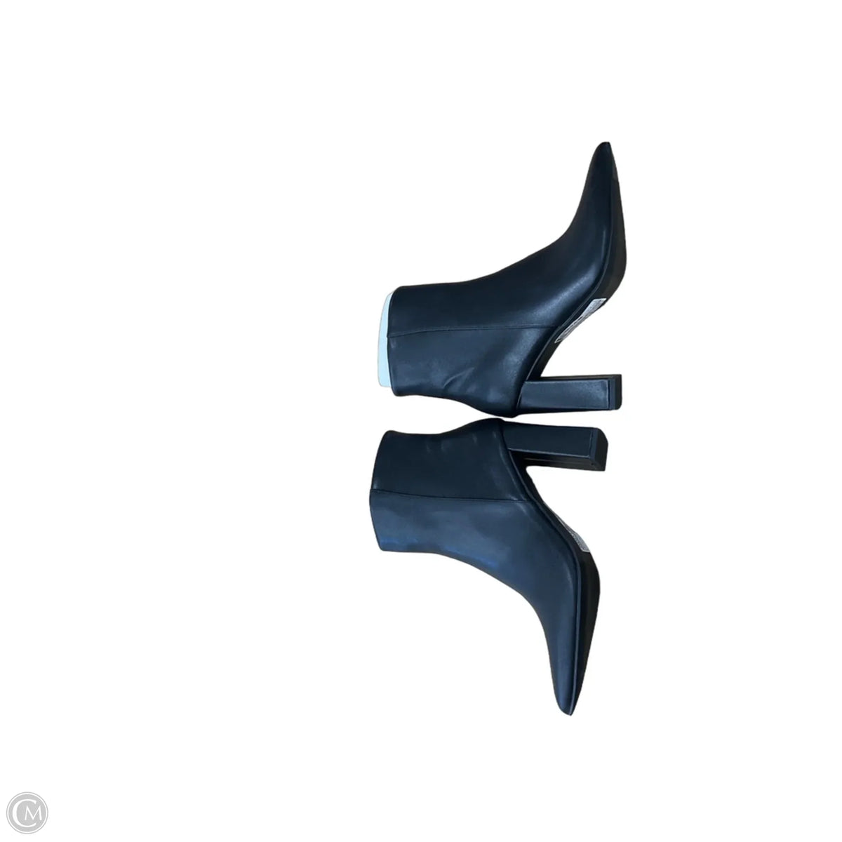Boots Ankle Heels By Wild Pair In Black, Size: 9.5