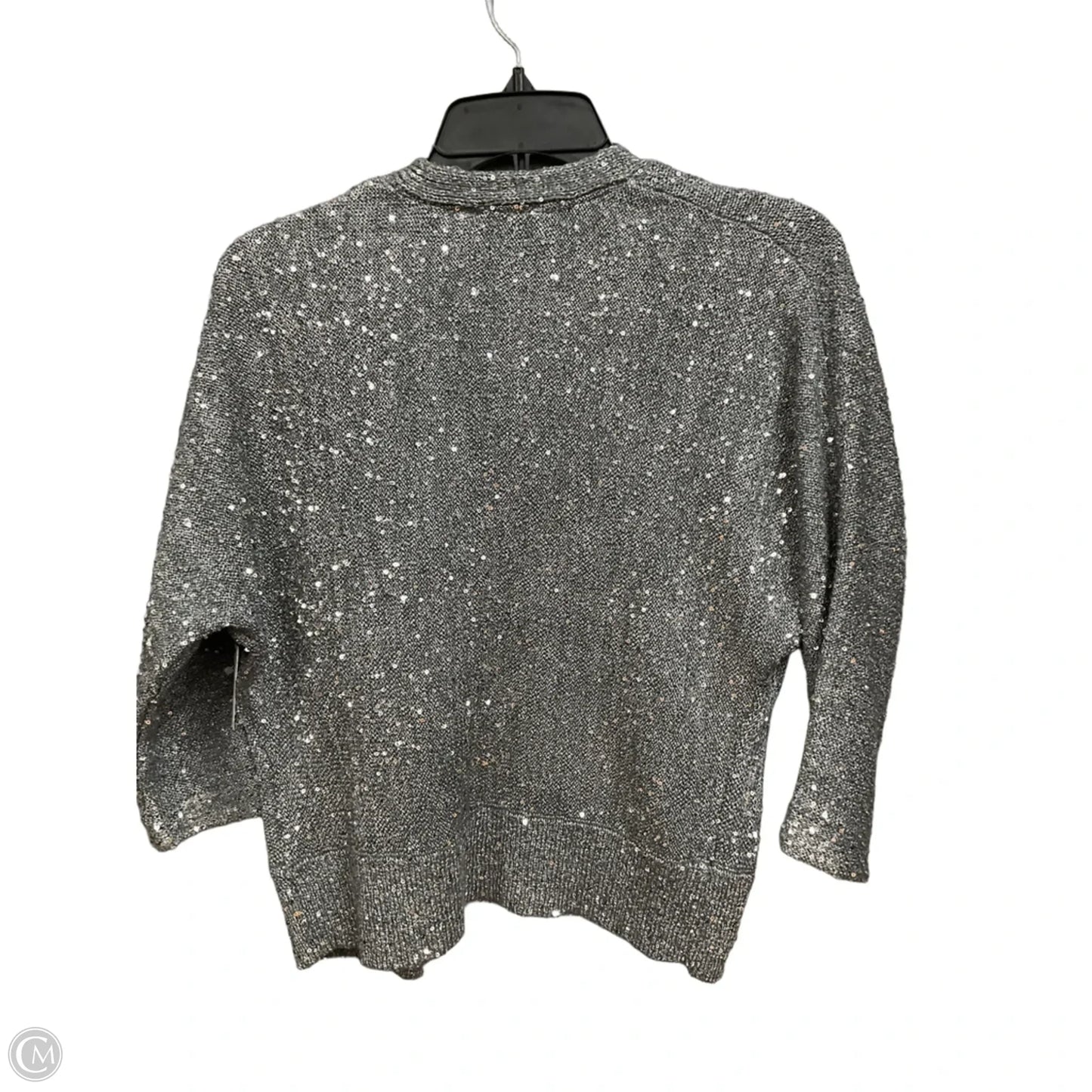 Cardigan By Express In Silver, Size: S