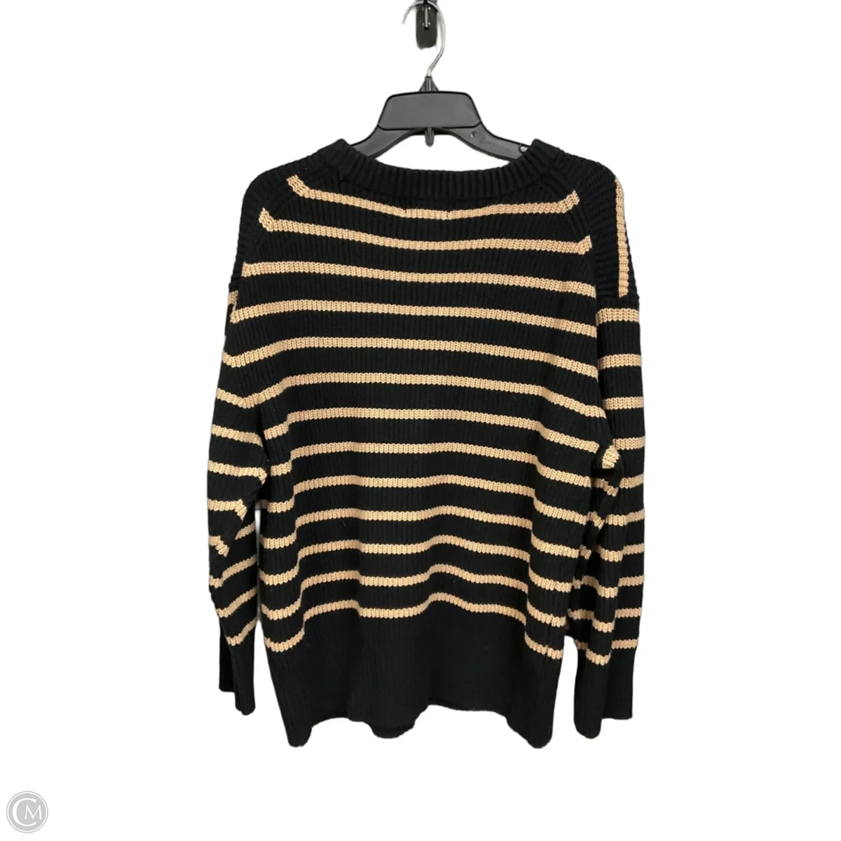 Sweater By Ava & Viv In Striped Pattern, Size: Xxl