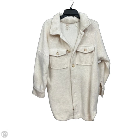 Jacket Shirt By Calia In Cream, Size: M