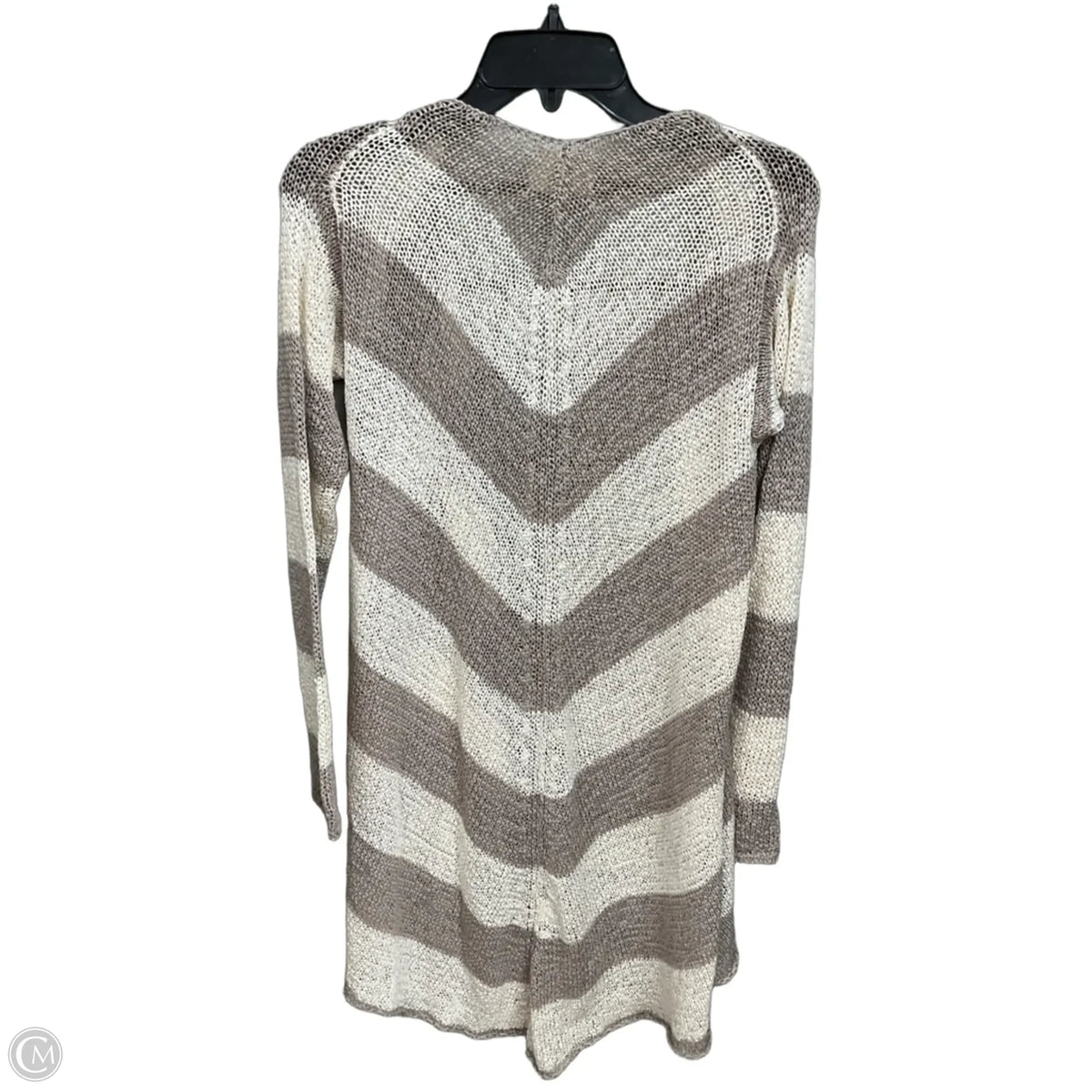 Cardigan By Andrea Jovine In Chevron Pattern, Size: M