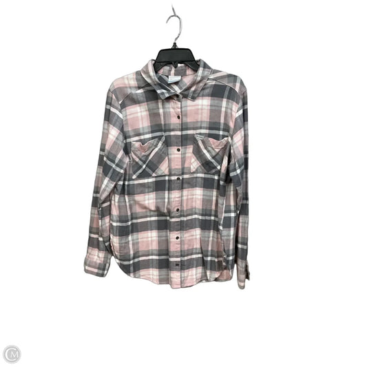Top Sleeveless By Columbia In Plaid Pattern, Size: Xl