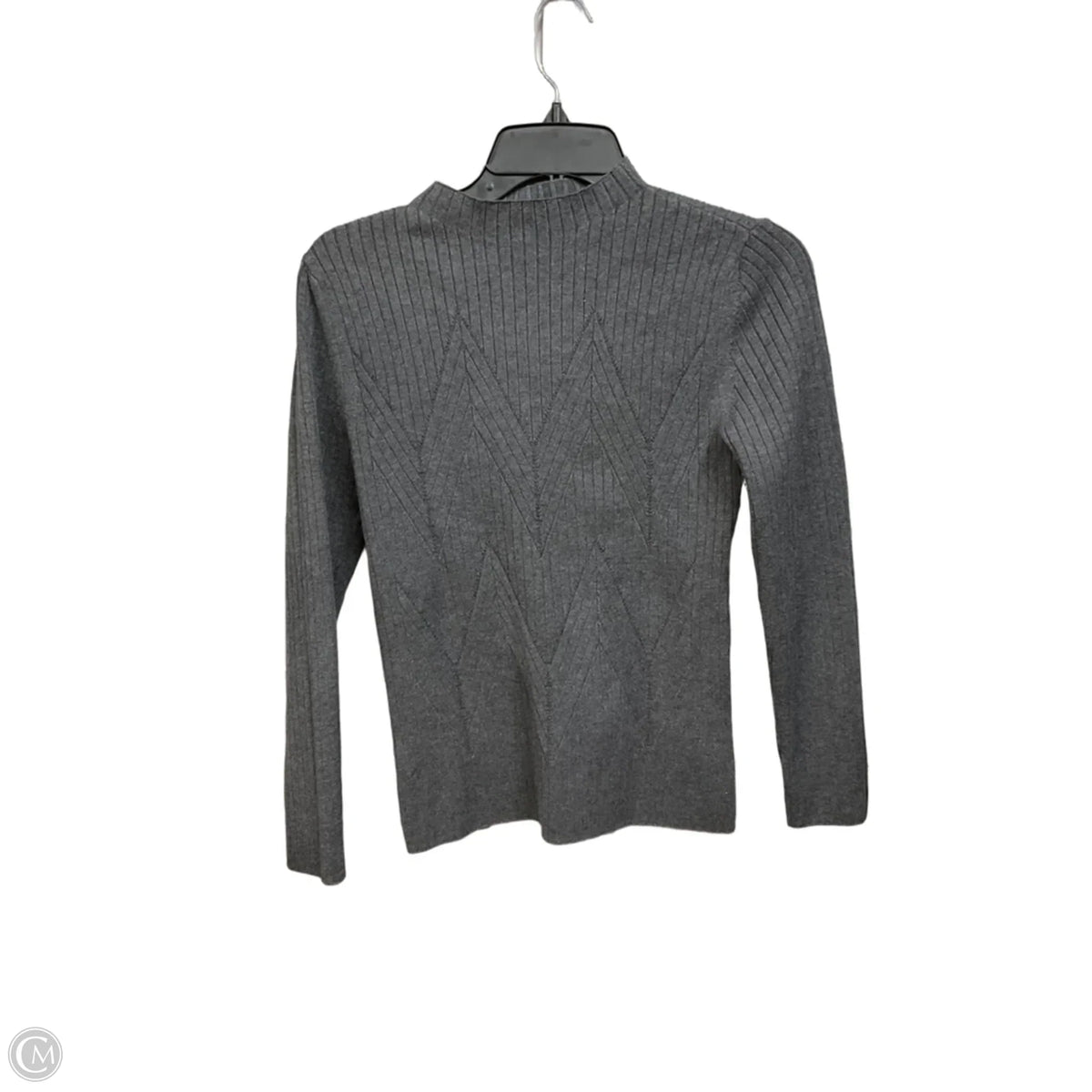 Top Long Sleeve By Kenneth Cole In Grey, Size: S