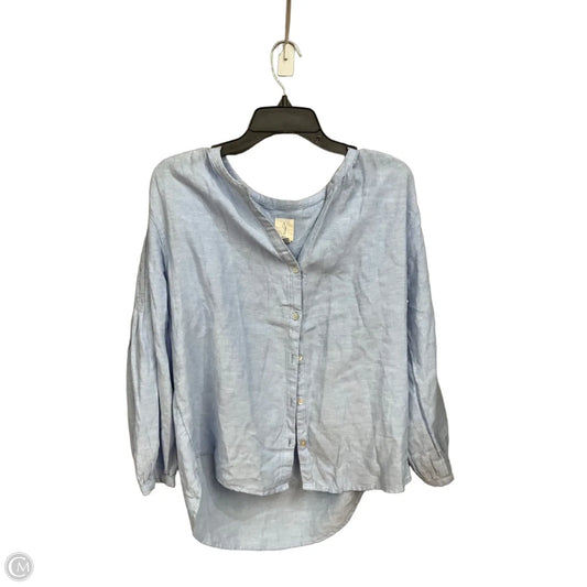 Top Long Sleeve By Joie In Blue, Size: M