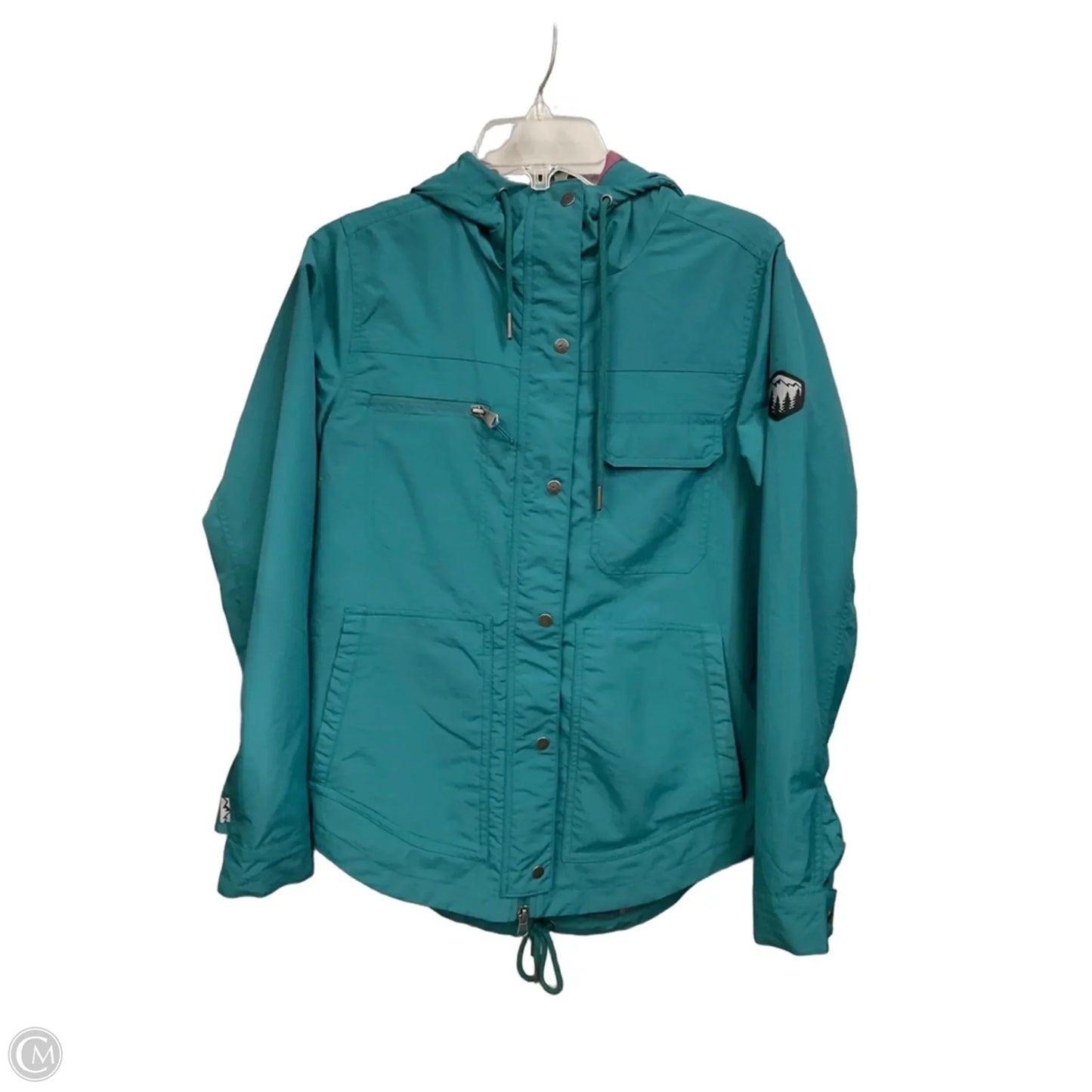 Jacket Utility By Clothes Mentor In Green, Size: S