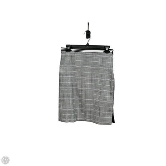 Skirt Mini & Short By Banana Republic In Plaid Pattern, Size: 0