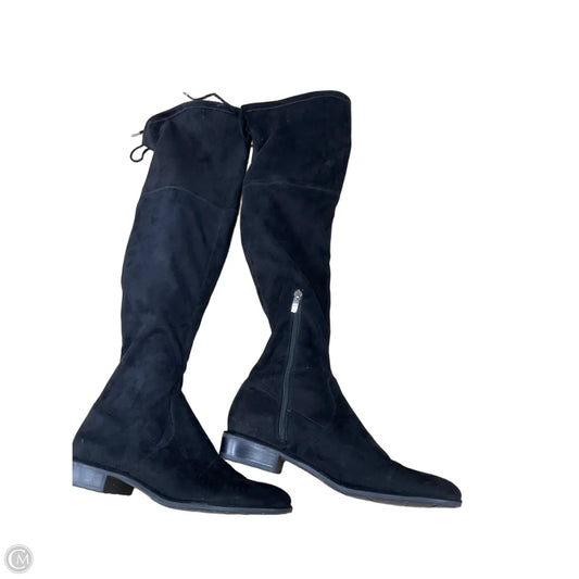 Boots Knee Heels By Marc Fisher In Black, Size: 9.5