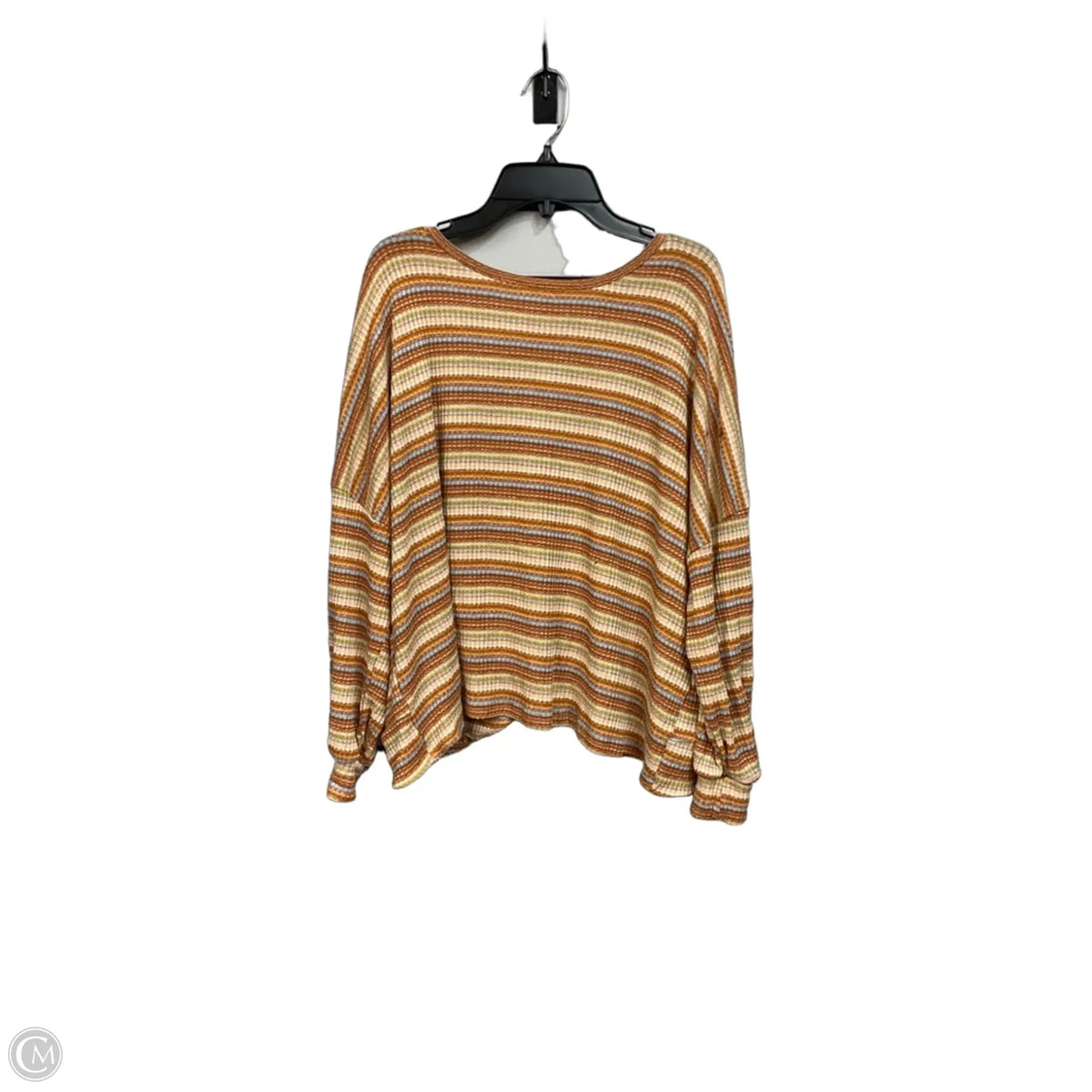 Top Long Sleeve By Bke In Striped Pattern, Size: Xs