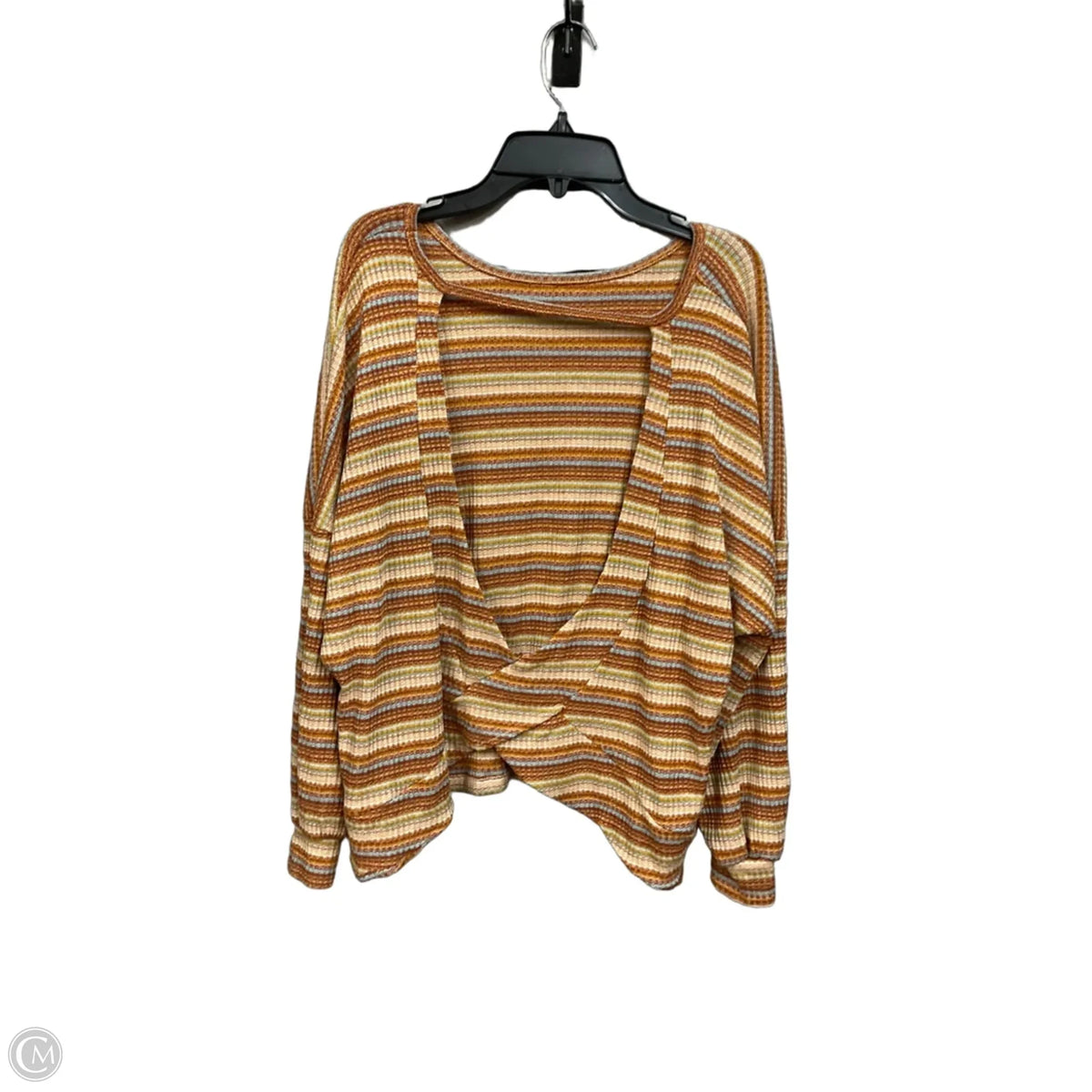 Top Long Sleeve By Bke In Striped Pattern, Size: Xs