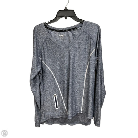 Athletic Top Long Sleeve Crewneck By Avia In Blue, Size: Xl