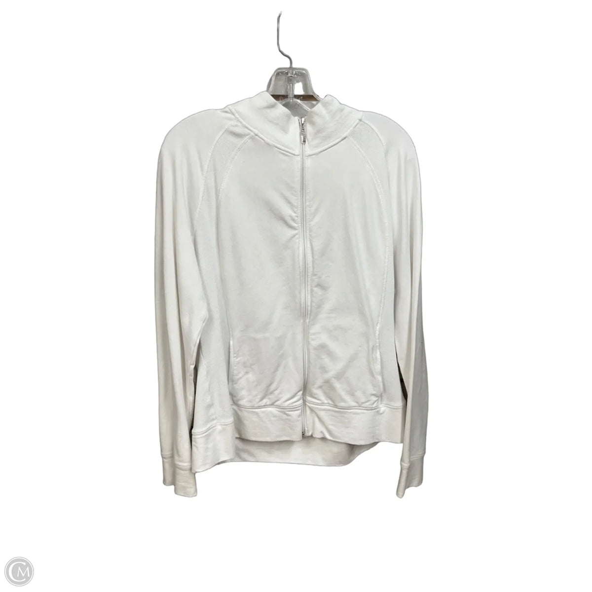 Athletic Jacket By Danskin Now In White, Size: Xl