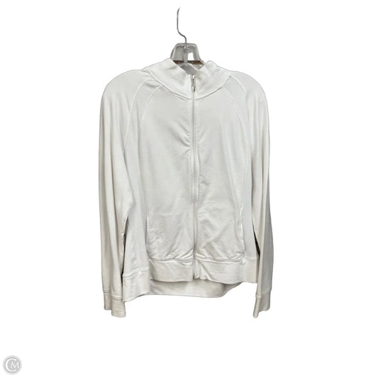 Athletic Jacket By Danskin Now In White, Size: Xl