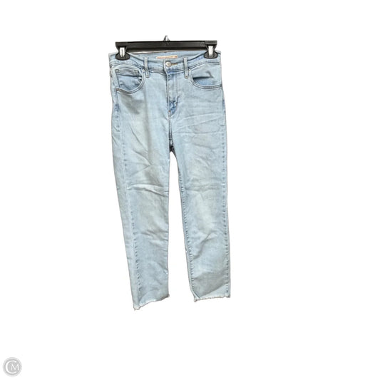 Jeans Straight By Levis In Blue Denim, Size: 2