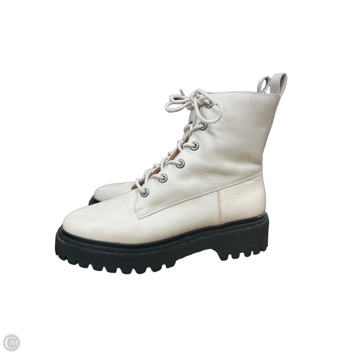 Boots Combat By Madewell In Beige, Size: 9