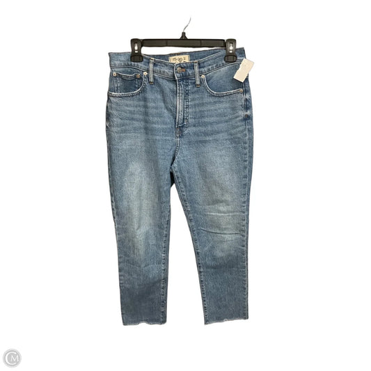 Jeans Straight By Madewell In Blue Denim, Size: 2