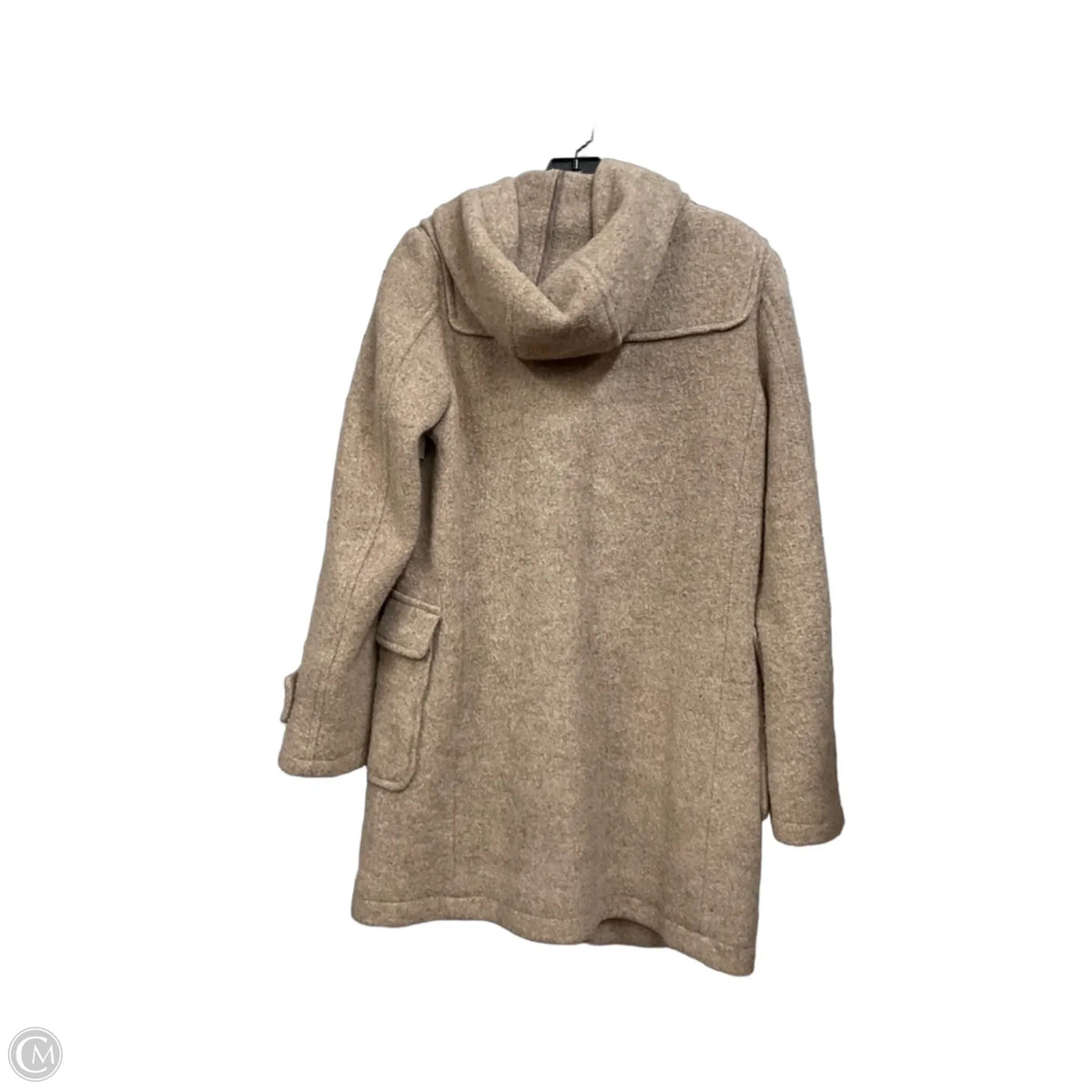 Coat Wool By Uniqlo In Tan, Size: S