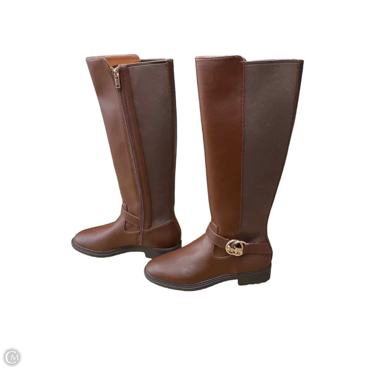 Boots Designer By Coach In Brown, Size: 7